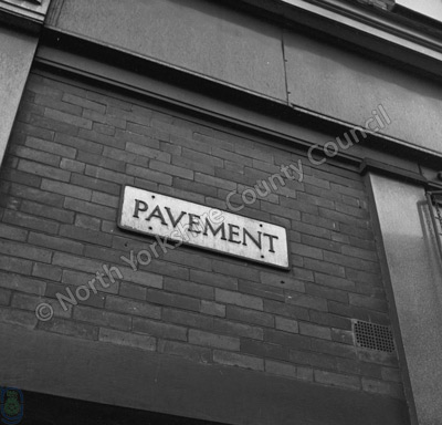 Pavement, Sign, York